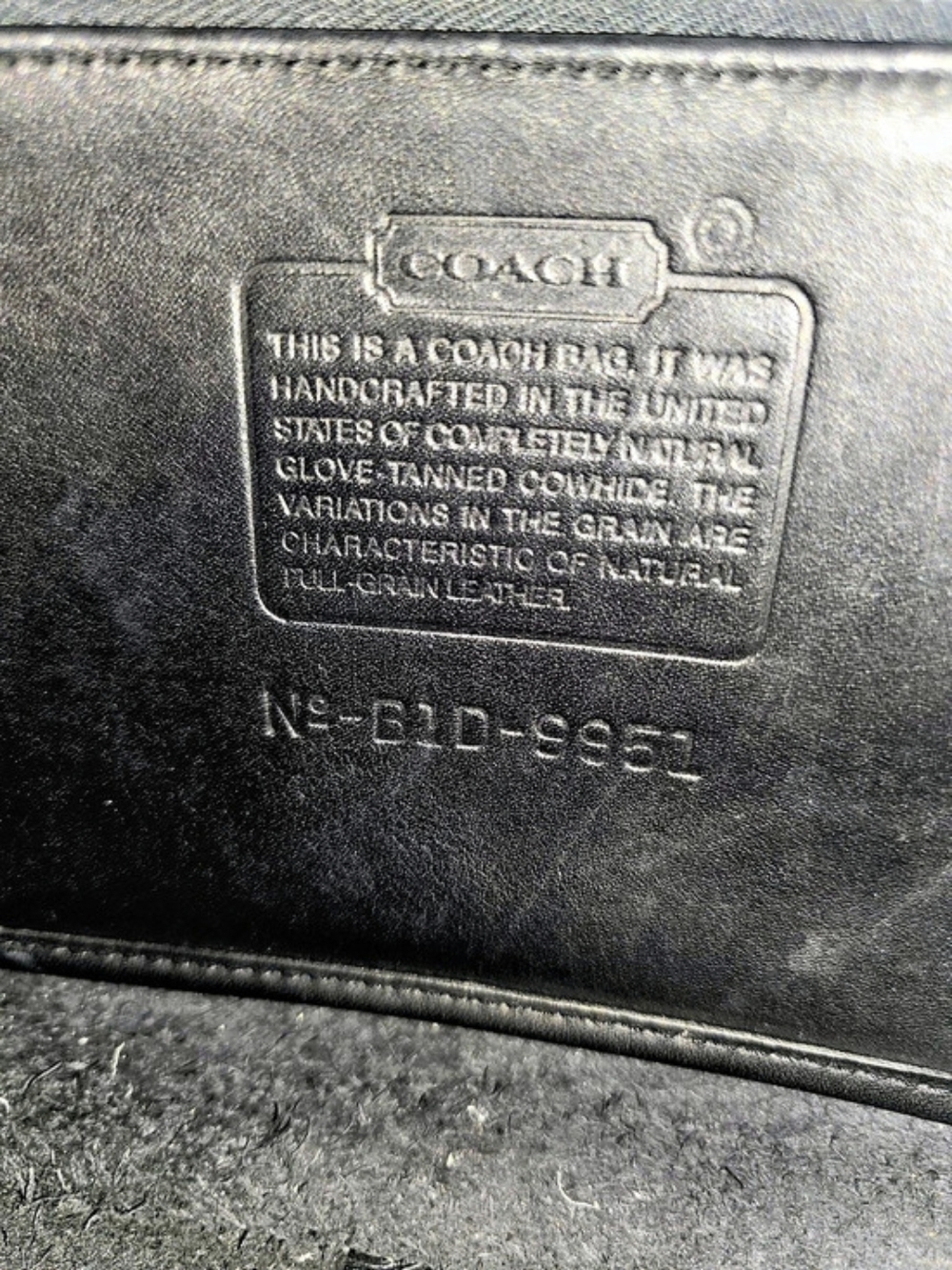 Vintage Coach Patricia’s Legacy Leather Crossbody Bag — Style 9951 (Made in USA) - Picture 5 of 7